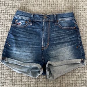 Hollister High Waisted Denim Shorts